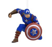 Hallmark Captain America Ornement, Marvel Avengers Décoration d'arbre Disney à Suspendre, décoration de Noël à Suspendre, Cadeaux pour Noël