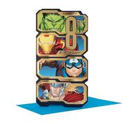 Hallmark Carte d'anniversaire 8 ans - Motif Marvel Avengers