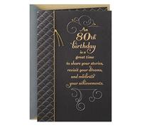 Hallmark Carte d'anniversaire 80 ans (Honor You Today)