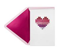 Hallmark Carte d'anniversaire de mariage, Saint-Valentin, carte d'amour (cœur arc-en-ciel)