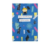 Hallmark Carte d'anniversaire Disney La Reine des neiges avec badge Anna