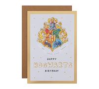 Hallmark Carte d'anniversaire Harry Potter avec blason de Poudlard