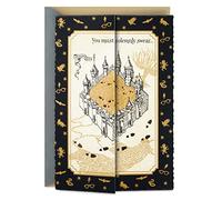 Hallmark Carte d'anniversaire Harry Potter (carte du maraudeur) (5RZB2102)