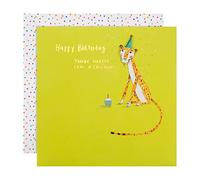 Hallmark Carte d'anniversaire - Motif guépard illustré contemporain