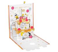 Hallmark Carte d'anniversaire pop-up en 3D avec inscription « SNOOPY & PEANUTS »