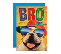 Hallmark Carte d'anniversaire pour frère Motif humour classique