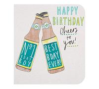Hallmark Carte d'anniversaire pour garçon - Motif bière illustrée