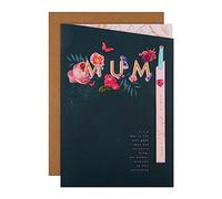 Hallmark Carte d'anniversaire pour maman - Motif floral traditionnel