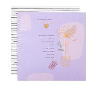 Hallmark Carte d'anniversaire pour nièce - Motif floral contemporain avec message sincère