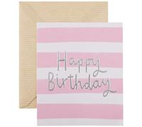 Hallmark Carte d'anniversaire pour One I Love - Design de texte gaufré contemporain, modèles aléatoire
