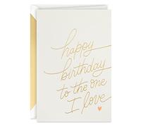 Hallmark Carte d'anniversaire signature pour mari, épouse, petit ami, petite amie (One I Love)