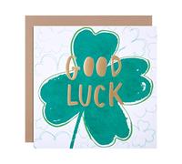 Hallmark Carte de bonne chance, trèfle à quatre feuilles, trèfle porte-bonheur, trèfle vert