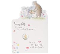 Hallmark Carte de félicitations de naissance pour bébé garçon Motif lapin