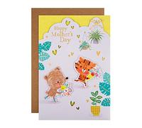 Hallmark Carte de fête des mères - Motif animaux mignons illustrés
