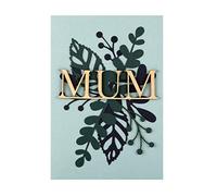 Hallmark Carte de fête des mères pour maman, avec souvenir en bois sincère, petite carte de fête des mères, carte de fête des mères pour maman, vert