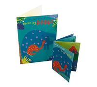 Hallmark Carte de fête des pères pour papa - Motif dinosaure mignon avec souvenir