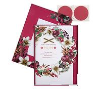 Hallmark Carte de Noël en boîte pour maman - Couronne traditionnelle et verset