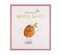 Hallmark Carte de Noël humoristique avec motif de pudding de Noël