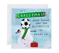 Hallmark Carte de Noël - Motif football amusant