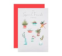 Hallmark Carte de Noël pour des amis spéciaux - Design contemporain illustré Lucy Cromwell