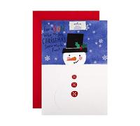 Hallmark Carte de Noël pour fils - Construisez votre propre bonhomme de neige