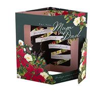 Hallmark Carte de Noël pour maman et papa - Motif floral 3D traditionnel