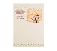 Hallmark Carte de Noël pour parrains et marraines - Motif mignon Forever Friends