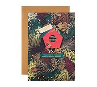 Hallmark Carte de Noël pour quelqu'un de spécial - Design contemporain avec décoration à suspendre