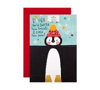 Hallmark - Carte de Noël pour sa fille - Carte pingouin à construire