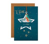Hallmark Carte de Noël pour tous les deux - Design contemporain avec élément souvenir