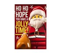 Hallmark Carte de Noël pour tout destinataire de Motif Lego Père Noël