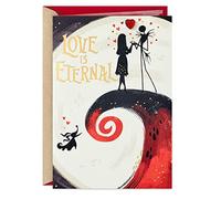 Hallmark Carte de Saint-Valentin L'Étrange Noël de monsieur Jack pour mari, épouse, petit ami, petite amie (Love is Eternal)