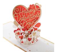Hallmark Carte de Saint-Valentin pop-up 3D Motif cœurs Rouge/rose