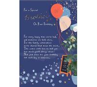 Hallmark Carte de vœux d'anniversaire | Frère | Design créatif et attrayant