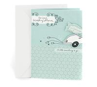 Hallmark Carte de vœux de mariage en acajou Getaway Car. Get-Away Auto