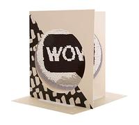 Hallmark Carte réversible à paillettes « Yay » - Taille moyenne