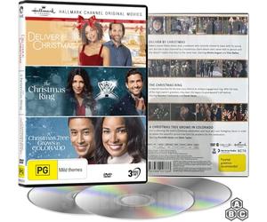 Hallmark Christmas Collection 13: (Deliver By Christma/ The Christmas Ring/ A Christmas Tree Grows In Colorado) [Region Free] [DVD]