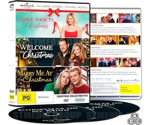 Hallmark Christmas Collection 5: (A Shoe Addict's Christmas/ Welcome To Christmas/ Marry Me At Christmas) [Region Free] [DVD}