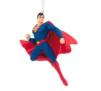 Hallmark DC Comics Superman 25574049 Décoration de Noël Rouge et Bleu 8,7 x 7,1 x 2,7 cm
