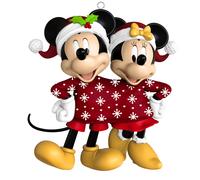 Hallmark Dcoration de Nol souvenir 2025 Disney Mickey et Minnie partageant un pull amoureux cadeaux pour les fans de Disney