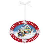 Hallmark Dcoration de Nol souvenir 2025 Disney Mickey et ses amis envoyant des vux de fin d'anne cadeaux en papier pour les fans de Disney