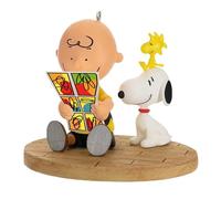 Hallmark Décoration à Suspendre en Forme de cacahuètes - Charlie Brown, Snoopy & Woodstock avec Motif Bande dessinée