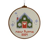 Hallmark Décoration de Noël au Point de Croix 2024 New Home