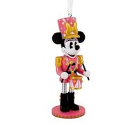 Hallmark Décoration de Noël en Forme de Casse-Noix Minnie Mouse, décoration d'arbre, Disney, collectionnable, Rose, Noir, Blanc