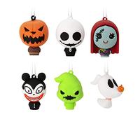 Hallmark Disney Lot de 6 Mini décorations de Noël incassables de Tim Burton L'Étrange Noël de Monsieur Jack 2,5 cm, incassables