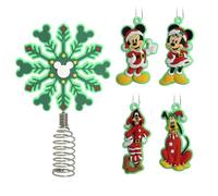 Hallmark Disney Mickey et Minnie Mouse Lot de 5 décorations Miniatures incassables pour Sapin de Noël 12,7 cm