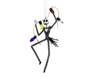 Hallmark Disney Tim Burton The Nightmare Before Christmas Décoration de Noël Jack Skellington avec lumières Cadeau pour Les Fans de Disney