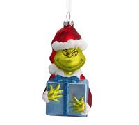Hallmark Dr. Seuss Comment le Grinch a vol Nol ! Grinch avec cadeau de Nol en verre souffl