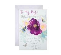 Hallmark Grande carte de fête des mères pour femme - Motif floral classique