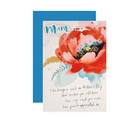 Hallmark Grande carte de fête des mères pour maman, motif floral classique